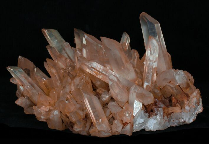 Large Tangerine Quartz Crystal Cluster - Madagascar #32249